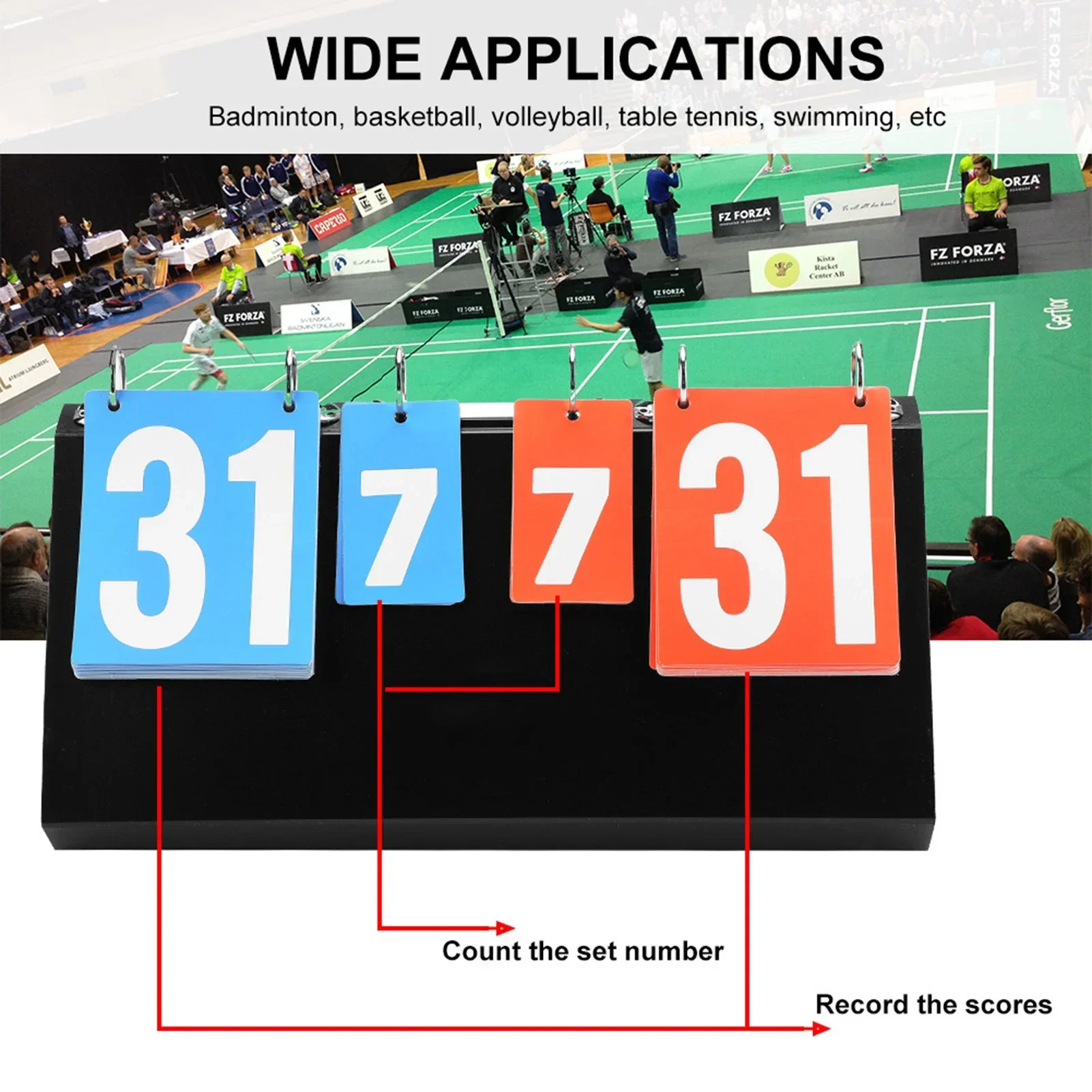 Table Tennis Scoreboard - 4-значное табло для спортивных соревнований для