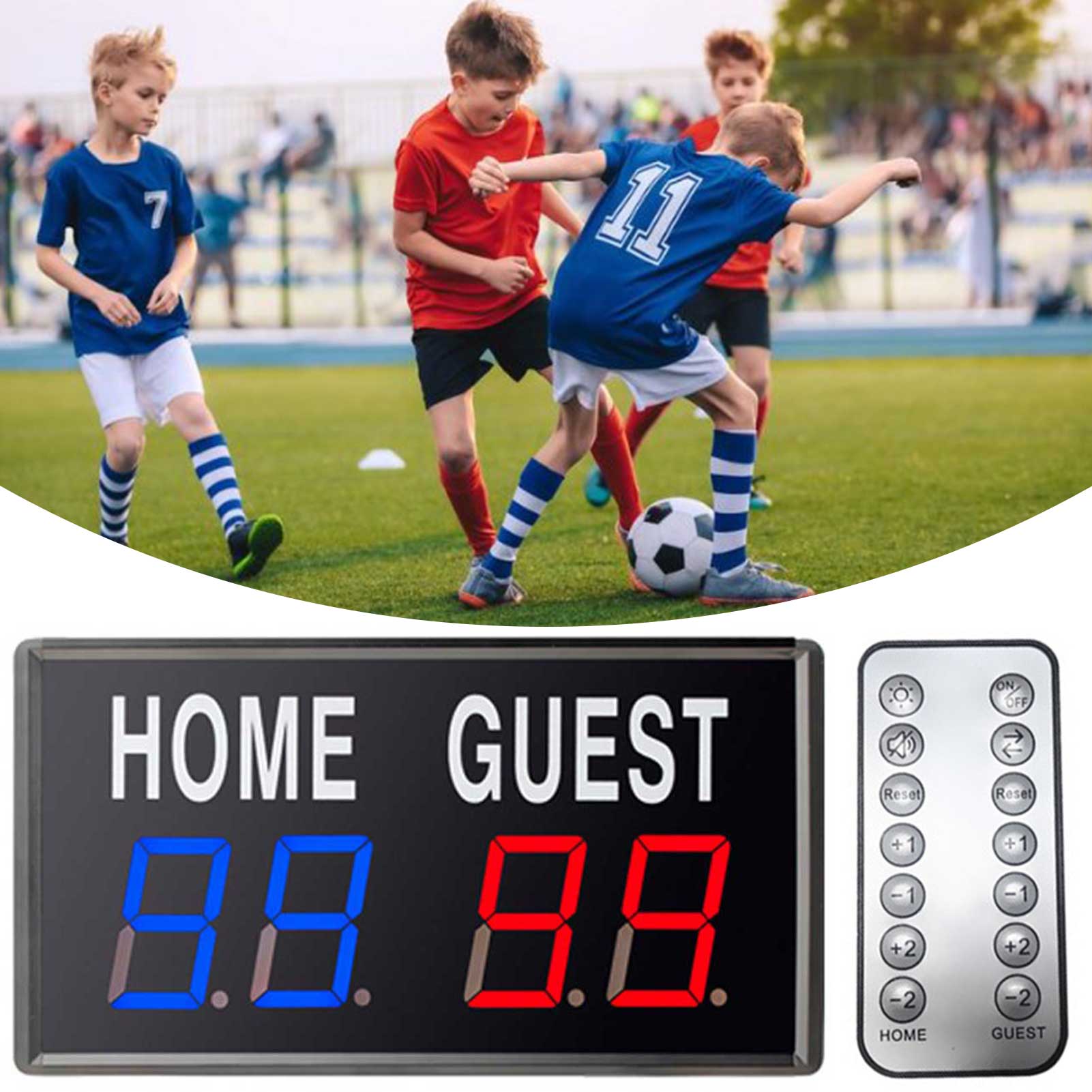 Table Tennis Scoreboard - 4-значное светодиодное электронное табло для хранения