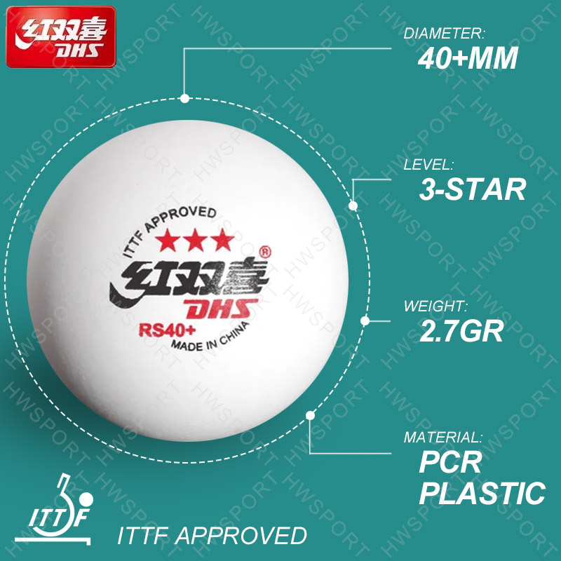 DHS мячи для настольного тенни – обзор и цена Table Tennis Ball Brand