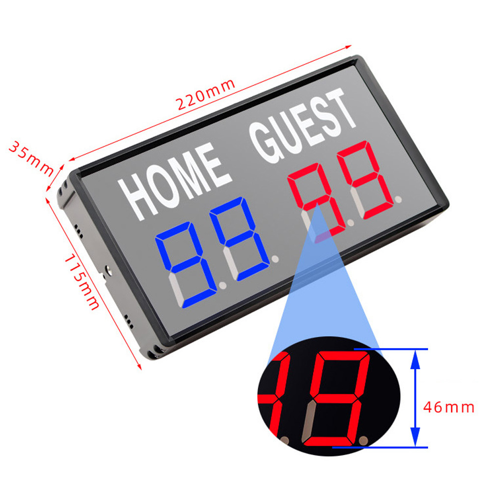 Портативное 4-значное светодио – обзор и цена Table Tennis Scoreboard